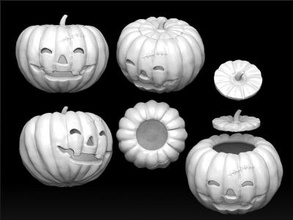 jack art La stampa 3D, modello, file di 3D stampabile la progettazione, 3d, halloween,Jack,Trick-or-treat,pumpkinhead 3d print model - Mito3D
