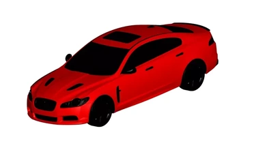jaguar xfr 3d impressão modelo trio 3d print model - Mito3D