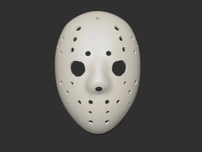 jason masque jouets, jeux et passe-temps 3D modèle d'impression, l'impression fichier, imprimable modèle, en de conception, d'impression 3d, jason,masque,haloween,horreur,monstre,mal 3d print model - Mito3D