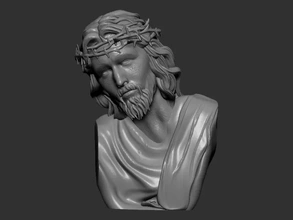 isa büst 3d baskı model üçleme heykel dini Crist 3d print model - Mito3D