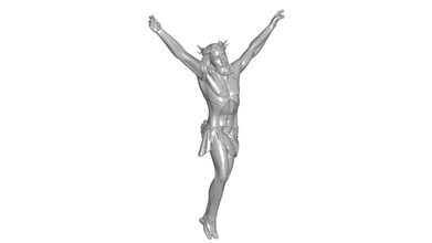jesus relief 3d printing model - threeding 3d print model - Mito3D