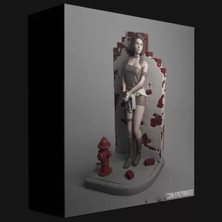 jill Valentin stls 3d impression modèle print 3d print model - Mito3D