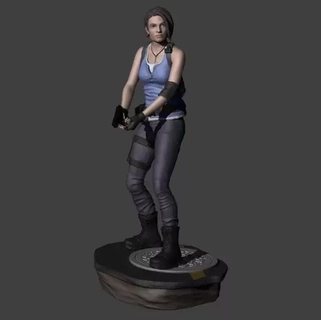 jill valentine 3d printed action figure printing model art statue toy game design gift fan decor character 3d-print collectible cosplay gaming merch 3d print model - Mito3D