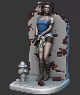 Jill sevgili duvar toplu iğne stl 3d Yazdır model baskı korku fanart 3dprinting duvara monte oyun dosyası Resident Evil stlmodel 3dprintedmodel sevgililer günü kötücül sabitlenmiş hayatta kalma korkusu 3d print model - Mito3D