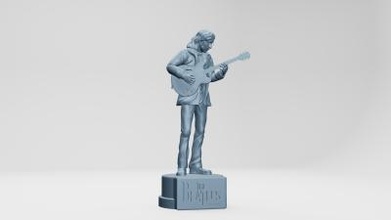 John Lennon Beatles toit concert jouets Jeux loisir 3D impression modèle fichier imprimable conception 3d jouet 3d print model - Mito3D