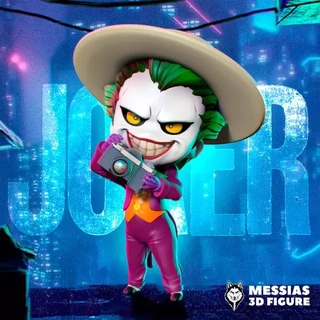 joker chibi 3d print model printing 3d-printing collectible art personalized figurine high-quality customizable comic book fan iconic character villain collectibles irreverent spirit sinister clown prince crime chaos fun anarchic unpredictable 3d print model - Mito3D