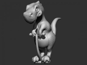 jumping rex toys games & hobby 3D printing model, file, printable design, 3d print, jumping,rex,dinosaur,creature,toy 3d print model - Mito3D