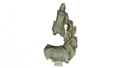 jupiter dolichenus antiques & historical 3D printing model, file, printable design, 3d print, history, varna, museum, ancient, man, sculpture, jupiter, doliken 3d print model - Mito3D