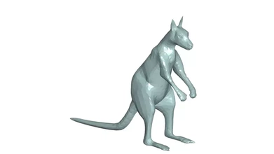 kangaroo 3d model printing - threeding 3d print model - Mito3D