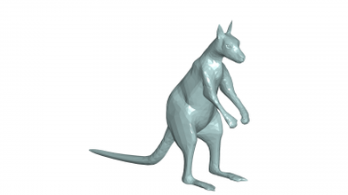 kangourou 3d modèle 3D impression fichier imprimable conception 3d print model - Mito3D