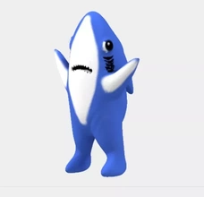 Katy poiré requin meme 3d impression modèle trio poisson 3d print model - Mito3D