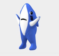 katy perry squalo meme le altre cose La stampa 3D, modello, file di 3D stampabile la progettazione, 3d, squalo, pesce, meme, 3d print model - Mito3D