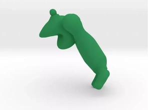 Kermit 2 3d baskı model üçleme kurbağa kurbağalar Kermi 3d print model - Mito3D