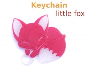 keychain fox toys games & hobby 3d print model - Mito3D