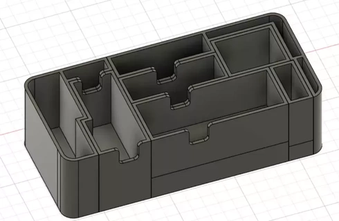 equipo contenedores custodia gopro9 3d impresión modelo caja gopro 3d print model - Mito3D