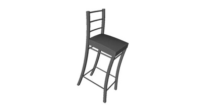 mutfak sandalye 3d baskı model üçleme 3d print model - Mito3D