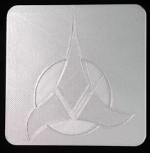 klingon sottobicchiere 3d stampa modello treding bevande stella trekking 3d print model - Mito3D