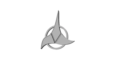 klingon insignia badge 3d printing model - threeding 3d print model - Mito3D