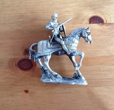 cavaliere figurina cavallo 3d stampa modello treding arte 3d print model - Mito3D