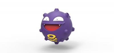 koffing pokemon toys games & hobby 3D printing model, file, printable design, 3d print, koffing, pokemon, toy, game, cartoon 3d print model - Mito3D