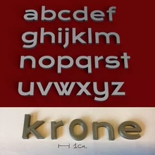 krone lowercase 3d letters stl file printing model - threeding hobby sign alphabet 3dmodel 3dprint gadget decorations text font language 3dletters type fonts lettering 3dlettering write fusion360 homemade 3d print model - Mito3D