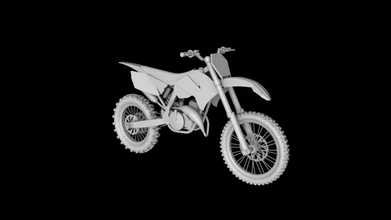 ktm motorbike 3d printing model - threeding 3d print model - Mito3D
