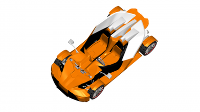 ktm x-bow motors & transport 3D printing model, file, printable design, 3d print, KTM X-BOW 3d print model - Mito3D