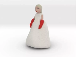 lady clean meme 3d printing model - threeding figurine gaga oscars 3d print model - Mito3D