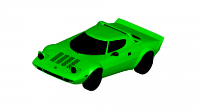 Lancia stratos 1974 moteurs transport 3D impression modèle fichier imprimable conception 3d 3d print model - Mito3D