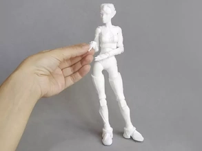 lantea 3d printing model - threeding doll articulated dolfie jointed bjd 3d print model - Mito3D