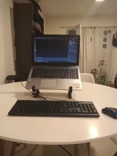 laptop holder 3d printing model - threeding stand ergonomic support work station petg 3d print model - Mito3D