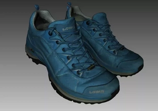 left shoe 3d printing model - threeding sport outdoor walking lowa hiking 3d print model - Mito3D