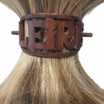 leire personalizado oval vara do cabelo barrete 54x30mm a moda 3D modelo de impressão, impressão arquivo design, 3d, barrete, pino cabelo, personalizado,nomes,personalizável,leire, 3D print model - Mito3D