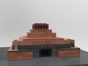 Lenin monumento 3d impresión modelo trío Soviético 3d print model - Mito3D