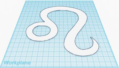 leo zodiac symbol file other things 3D printing model, file, printable design, 3d print, Leo, Zodiac, Symbol, File, Horoscope, Star Sign, Sun Sign 3d print model - Mito3D