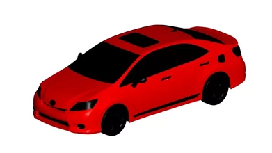 Lexus 3d impressão modelo trio 3d print model - Mito3D