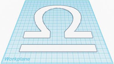libra zodiac symbol file other things 3D printing model, file, printable design, 3d print, Libra, Zodiac, Symbol, File, Horoscope, Star Sign, Sun Sign 3d print model - Mito3D