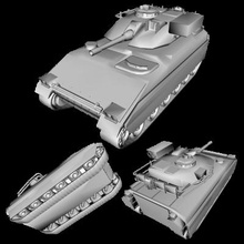 light tank motors & transport 3D printing model, file, printable design, 3d print, thank, light, infantry, weapon, transport, vehicle 3d print model - Mito3D