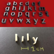 lily font lowercase 3d letters stl file other things 3D printing model, file, printable design, print, write, fusion360, homemade, hobby, sign, 3dlettering, lettering, gadget, decorations, language, type, words, fonts, font, text, 3dmodel, 3dprint, letters, 3dletters, alphabet 3d print model - Mito3D