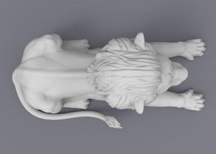 lion art 3D printing model, file, printable design, 3d print, lion, animal, sculpture, art, 3d print model - Mito3D