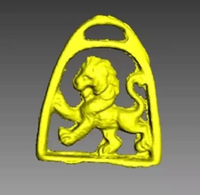 aslan 3d baskı model üçleme kolye Lannister 3d print model - Mito3D