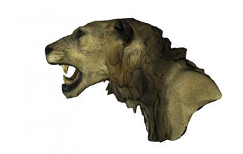 cabeza de león la naturaleza 3D modelo impresión, impresión en archivo, imprimibles 3D, diseño 3d, el león, jefe, los animales, naturaleza, leo, grandes, gatos, panthera 3d print model - Mito3D
