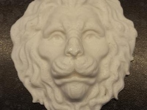 lion head art 3D printing model, file, printable design, 3d print, model 3d print model - Mito3D