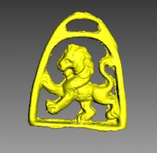 lion art 3D printing model, file, printable design, 3d print, Lion, necklace, Lannister 3d print model - Mito3D