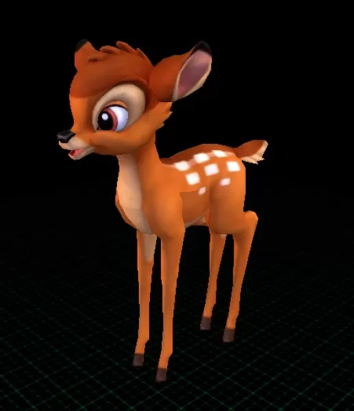 little dear 3d printing model animal toy game cartoon art figure 3D print model - Mito3D
