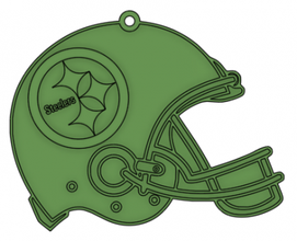 llavero casco acereros Moda llave nfl futbol americano 3d print model - Mito3D