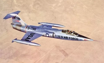 Lockheed xf 104 starfighter 3d impression modèle trio 3d print model - Mito3D