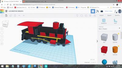 locomotive motors & transport 3D printing model, file, printable design, 3d print, Steam Locomotive 3d print model - Mito3D
