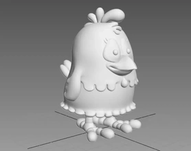 lottie dottie chicken 3d printing model - threeding cartoon decor character 3dmodel 3dprint 3dp 3d print model - Mito3D