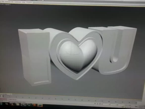 amor san valentin regalo 3d impresión modelo trío corazón casa decoración 3dmodel Cupido 3dprinted afecto Novia novio corazon 3d print model - Mito3D